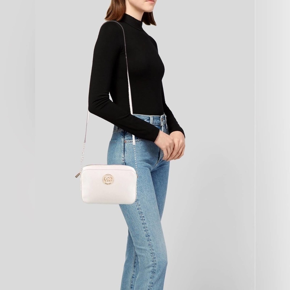 15-NWT MICHAEL KORS FULTON LG CROSSBODY BAG PURSE